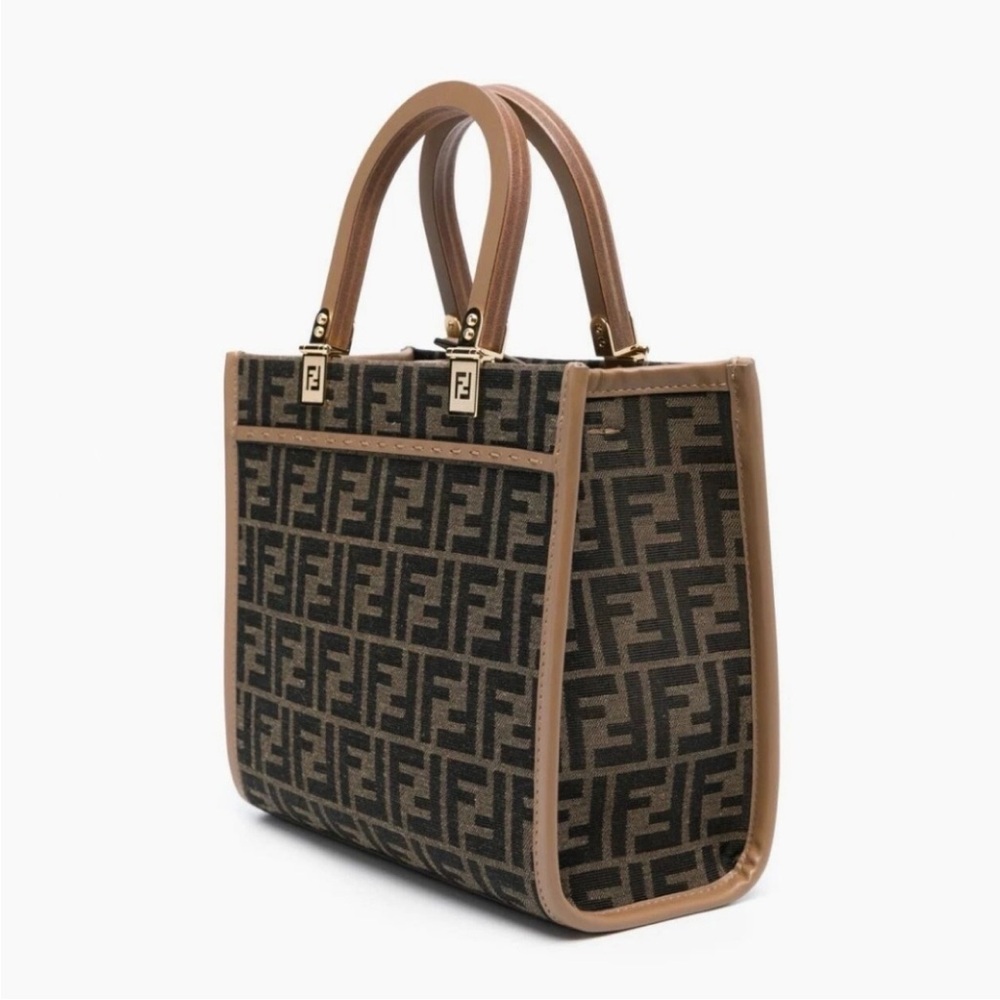 FENDI Sunshine small FF logo tote shoulder bag - Picture 5 of 5